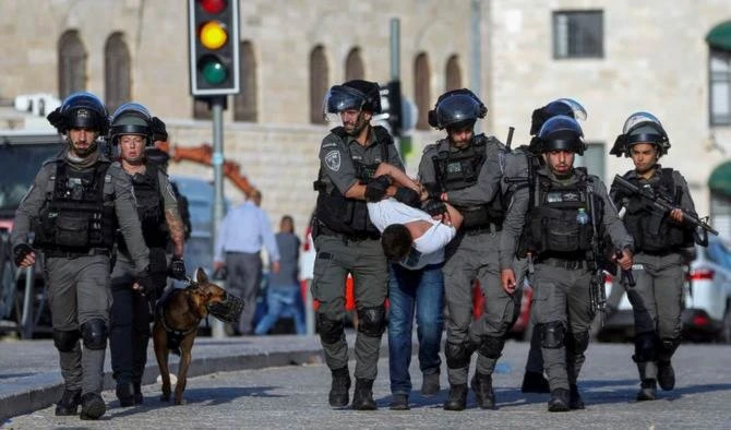 Represión israelí.