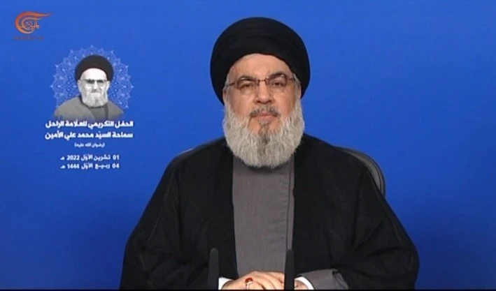 El secretario general de Hizbullah, Sayyed Hassan Nasrallah.