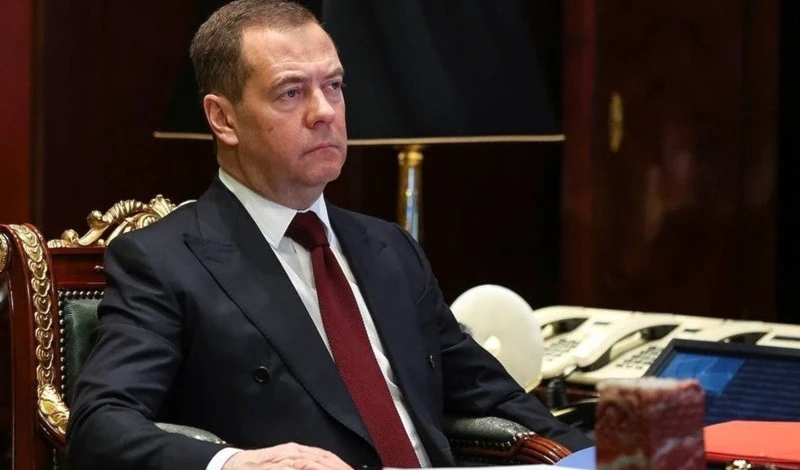 El vicepresidente del Consejo de Seguridad de Rusia, Dmitri Medvédev, .