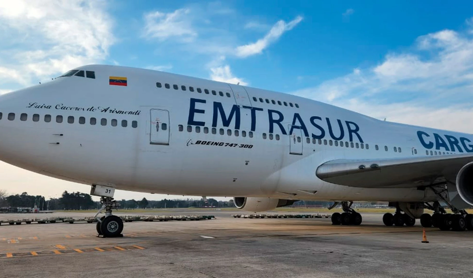 El avión de Emtrasur continúa secuestrado en Argentina.