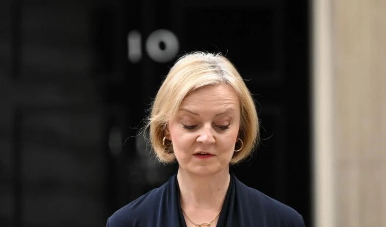 Liz Truss dimite como primera ministra británica. Liz Truss dimite como primera ministra británica.