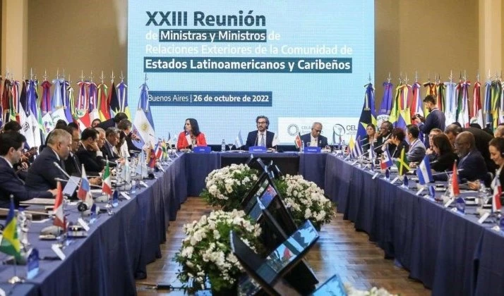 La XXIII reunión de cancilleres de la Celac y el bloque europeo, tiene lugar en Argentina.