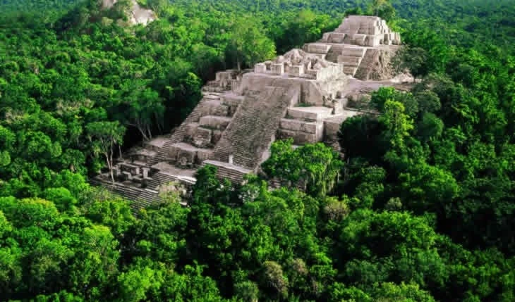 Ciudad maya de Calakmul. Imagen: Unesco.