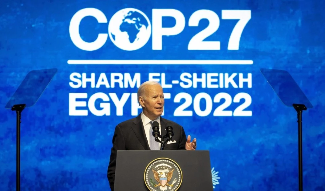 Joe Biden en la COP27. Foto: Photothek.