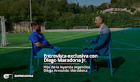 Maradona hijo y el orgullo por el Diego padre