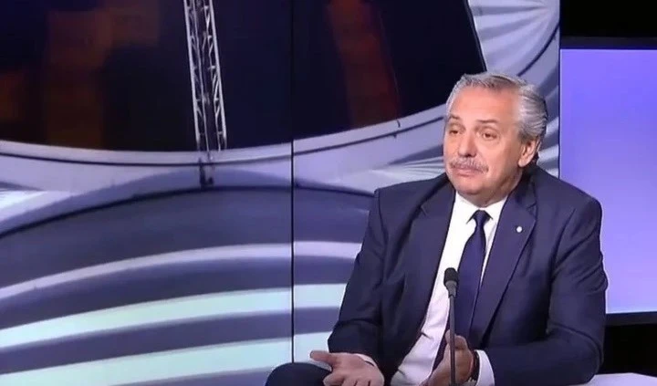 El presidente de Argentina, Alberto Fernández.