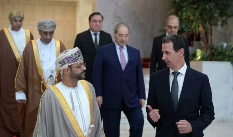Presidente al-Assad recibe al Canciller omaní Presidente al-Assad recibe al Canciller omaní