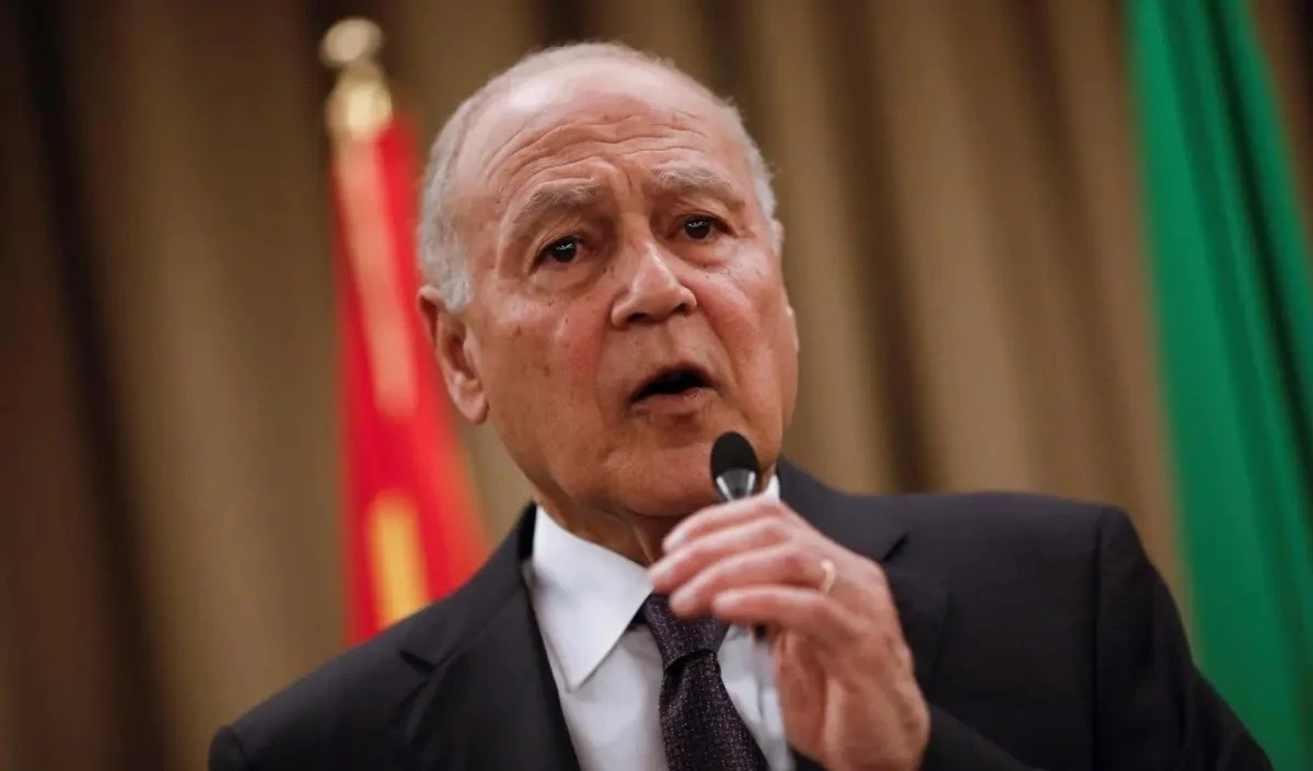 El secretario general de la Liga de los Estados Árabes, Ahmed Aboul Gheit.