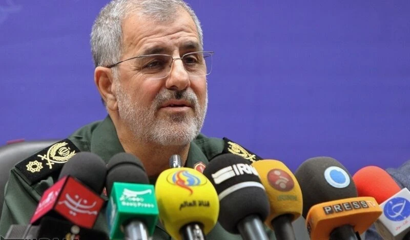 El comandante de la Fuerza Terrestre de la Guardia Revolucionaria iraní, Mohammad Pakpur.