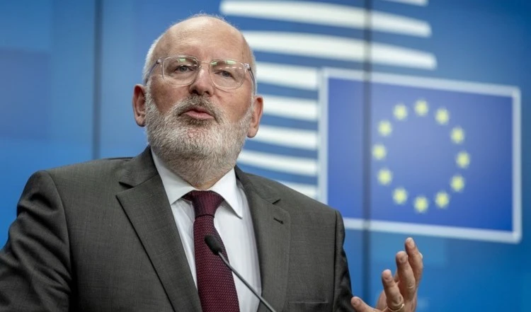 El vicepresidente ejecutivo de la Comisión Europea, Frans Timmermans.