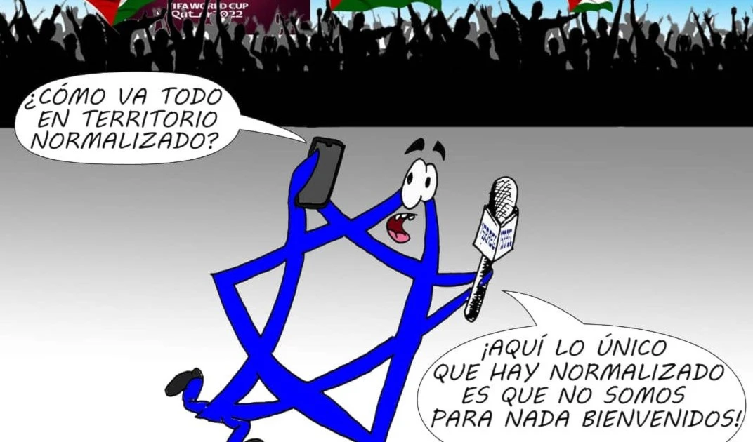 Rechazo total al sionismo en mundial de Qatar