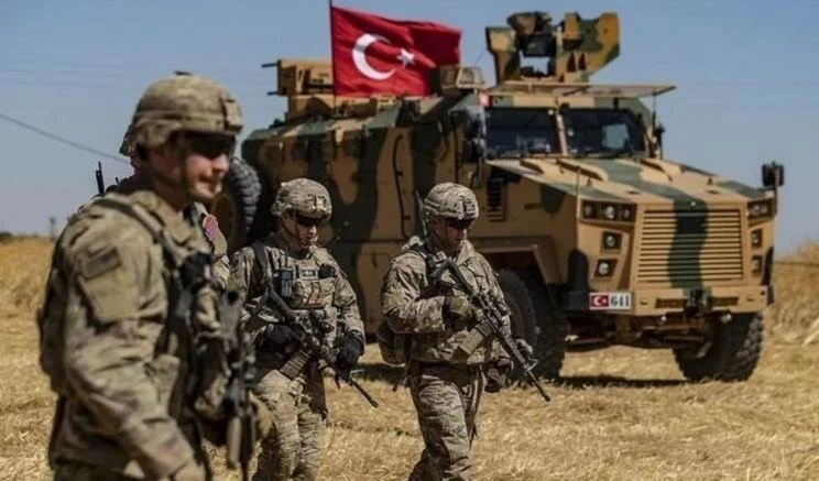 Ejército turco al norte de Siria.