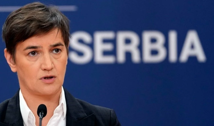 La primera ministra serbia, Ana Brnabic. La primera ministra serbia, Ana Brnabic.