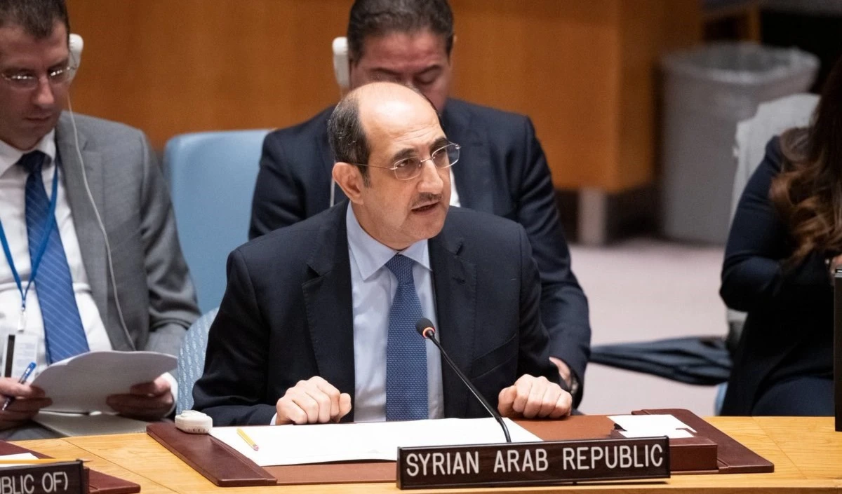 Bassam al-Sabbagh, representante permanente de Siria ante las Naciones Unidas. Bassam al-Sabbagh, representante permanente de Siria ante las Naciones Unidas.
