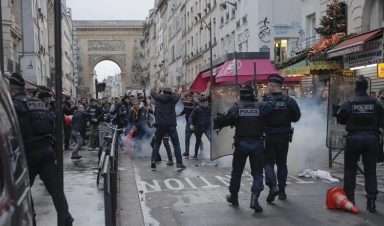 Francia: Heridos en enfrentamientos entre la policía y manifestantes