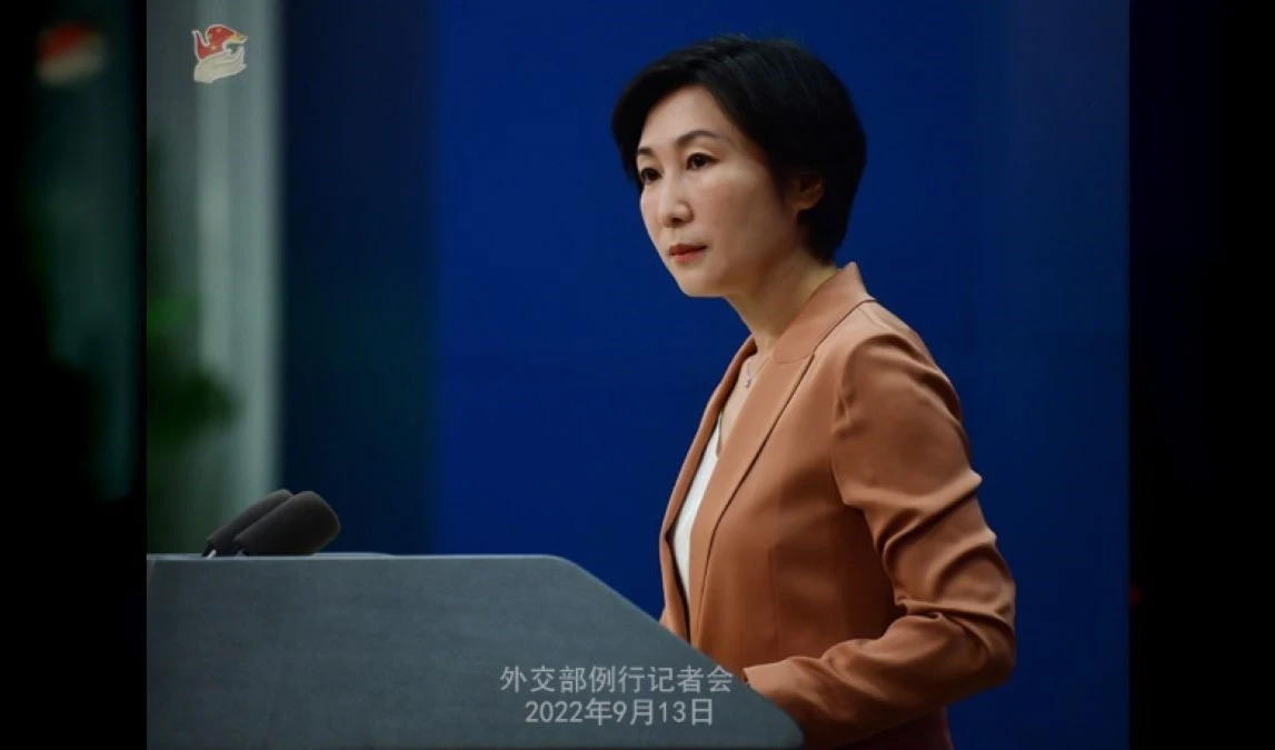 Mao Ning, portavoz del Ministerio chino de Exteriores.