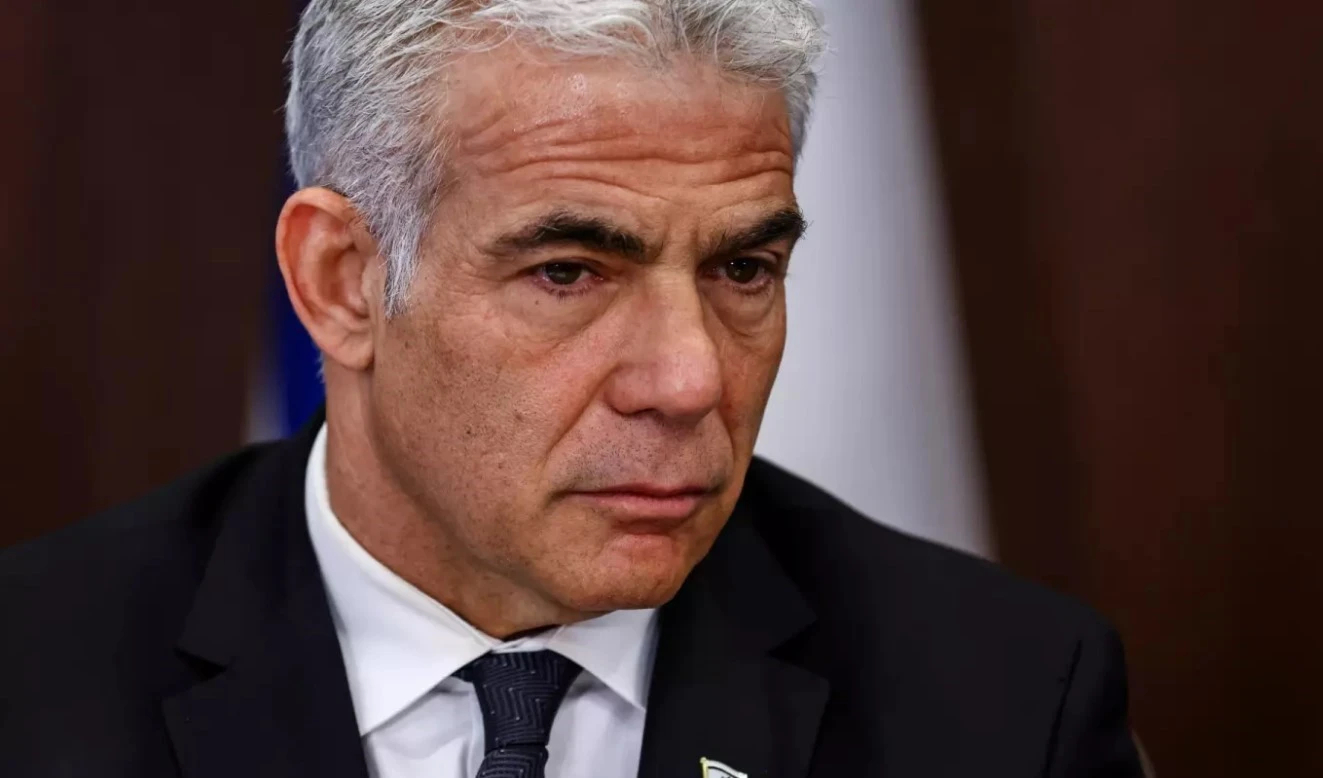 El primer ministro israelí saliente, Yair Lapid. El primer ministro israelí saliente, Yair Lapid.