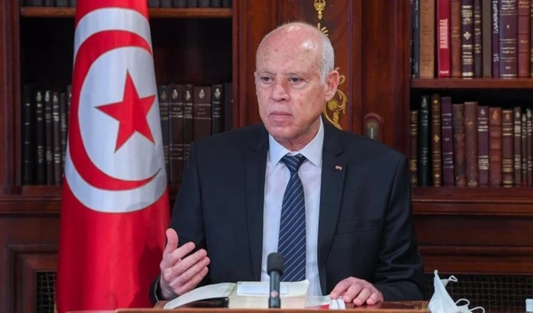 Kais Saied, presidente de Túnez.