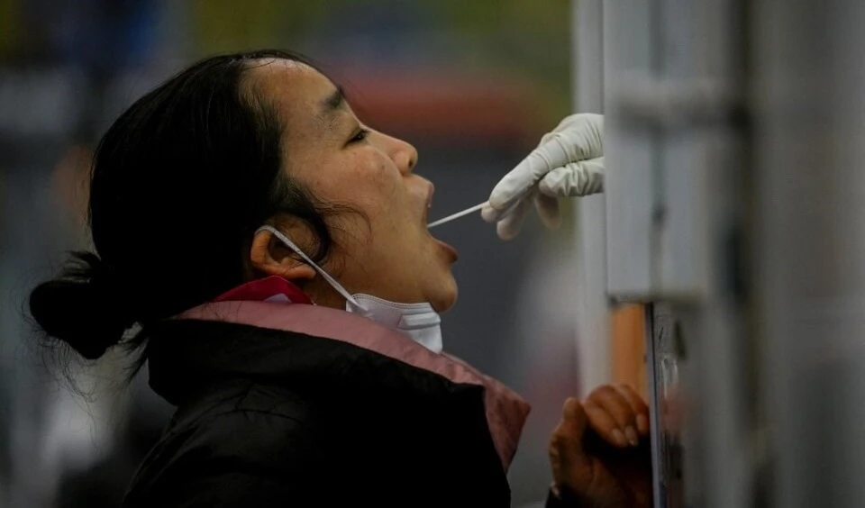 China reporta récords diarios de Covid-19. Foto: AFP.
