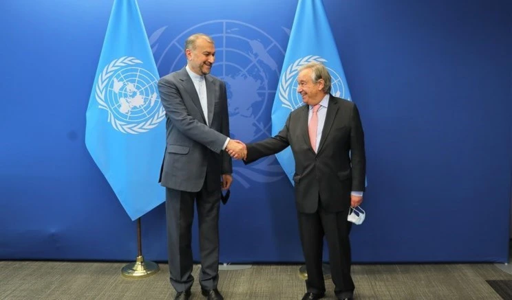 mir Abdollahian acusarnos de enviar armas a Rusia es para legitimar el rearme occidental a Ucrania