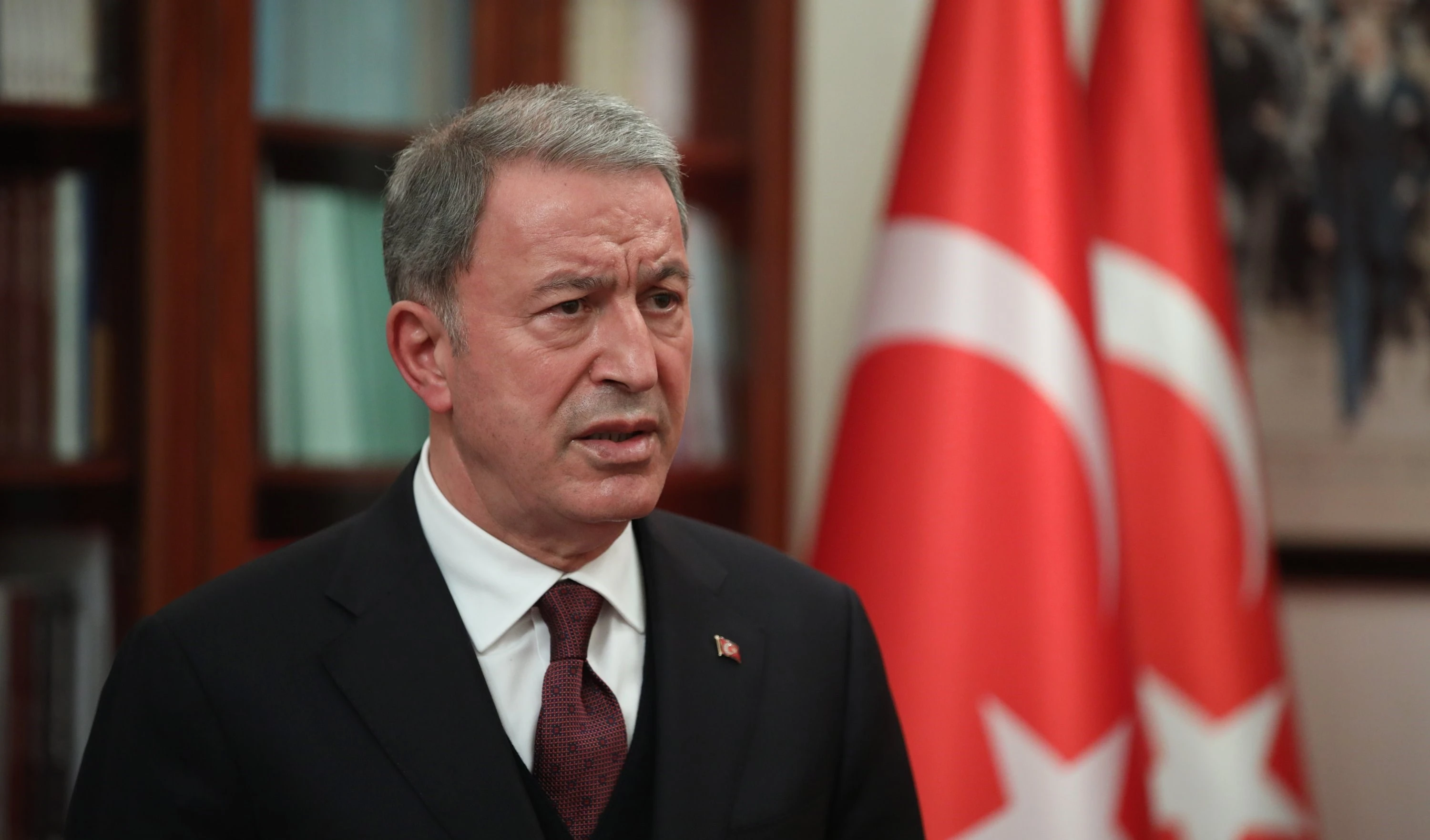 El ministro de Defensa turco, Hulusi Akar.