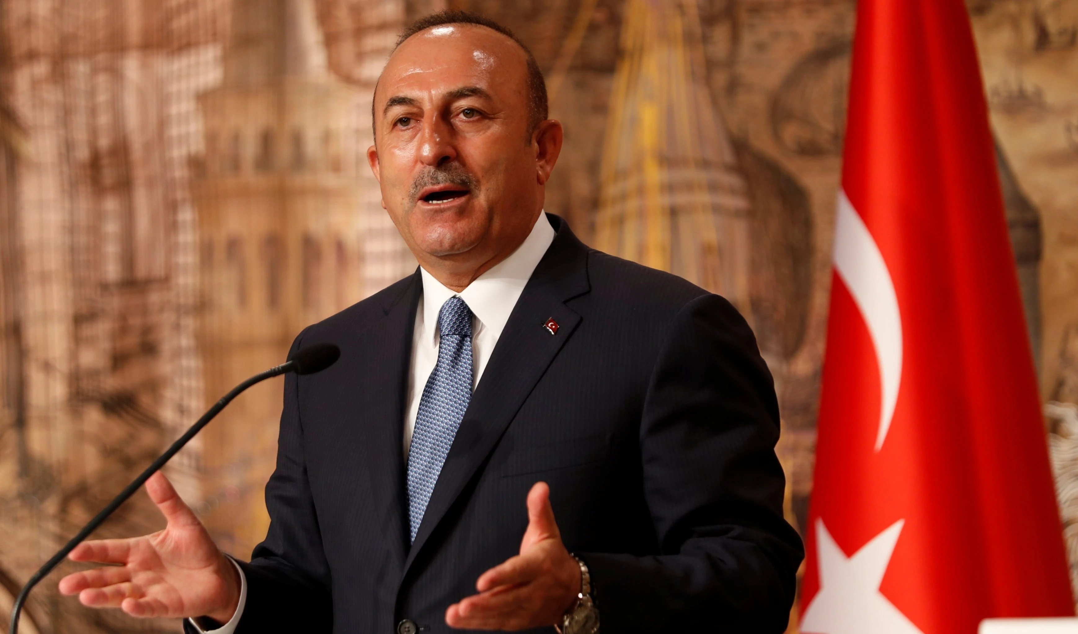 El canciller turco, Mevlut Cavusoglu.