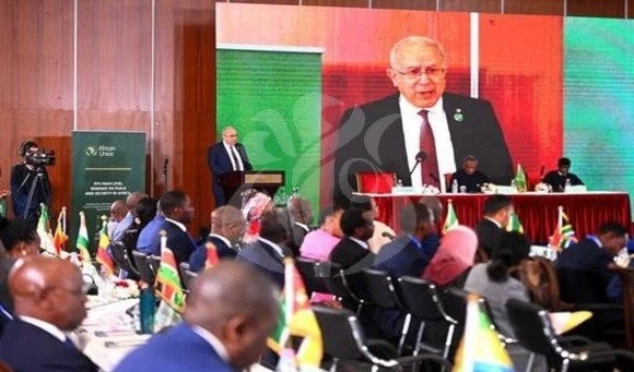 El ministro de Exteriores argelino, Ramtane Lamamra, habló en la apertura del IX Seminario de Alto Nivel sobre la Paz y Seguridad en África.