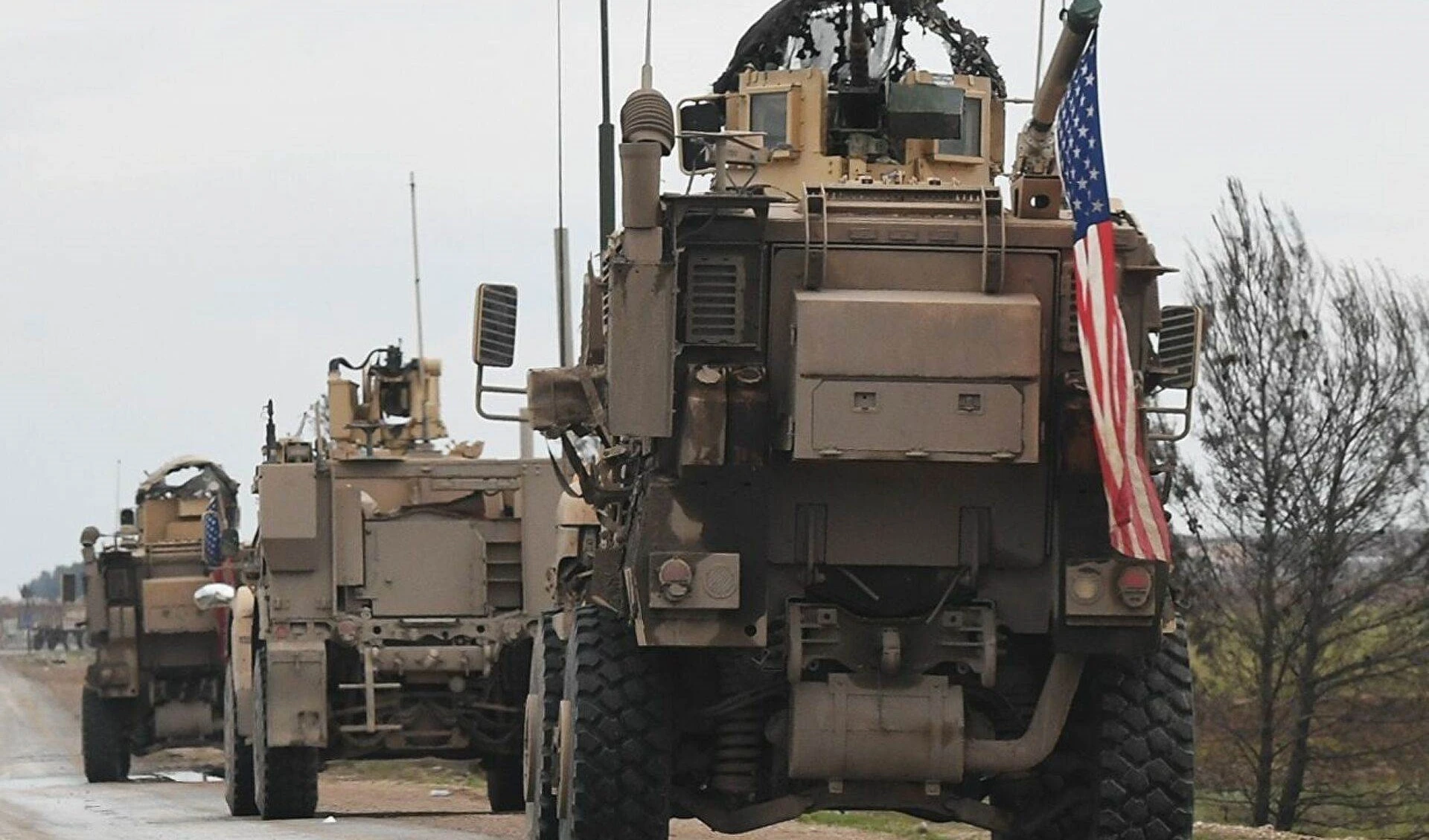Siria: vecinos de Tal Shamiran en Hasakeh expulsan a un convoy de las fuerzas de ocupación estadounidenses (Foto de archivo)