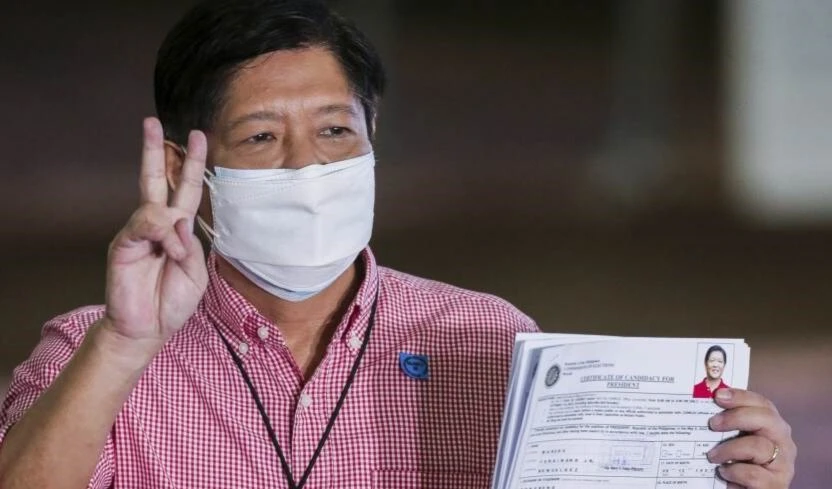 Marcos Jr. se dirige a una victoria aplastante en las elecciones presidenciales del venidero 9 de mayo..