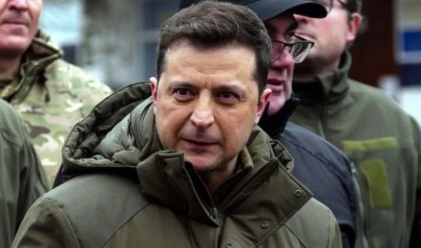 El presidente de Ucrania, Volodymyr Zelensky.