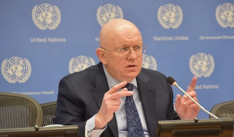 El embajador ruso ante las Naciones Unidas, Vassily Nebenzia.