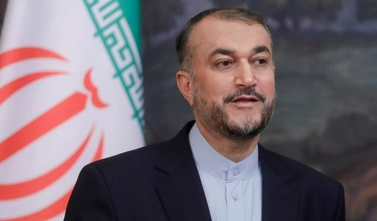 El canciller iraní, Hosein Amir Abdullahian.