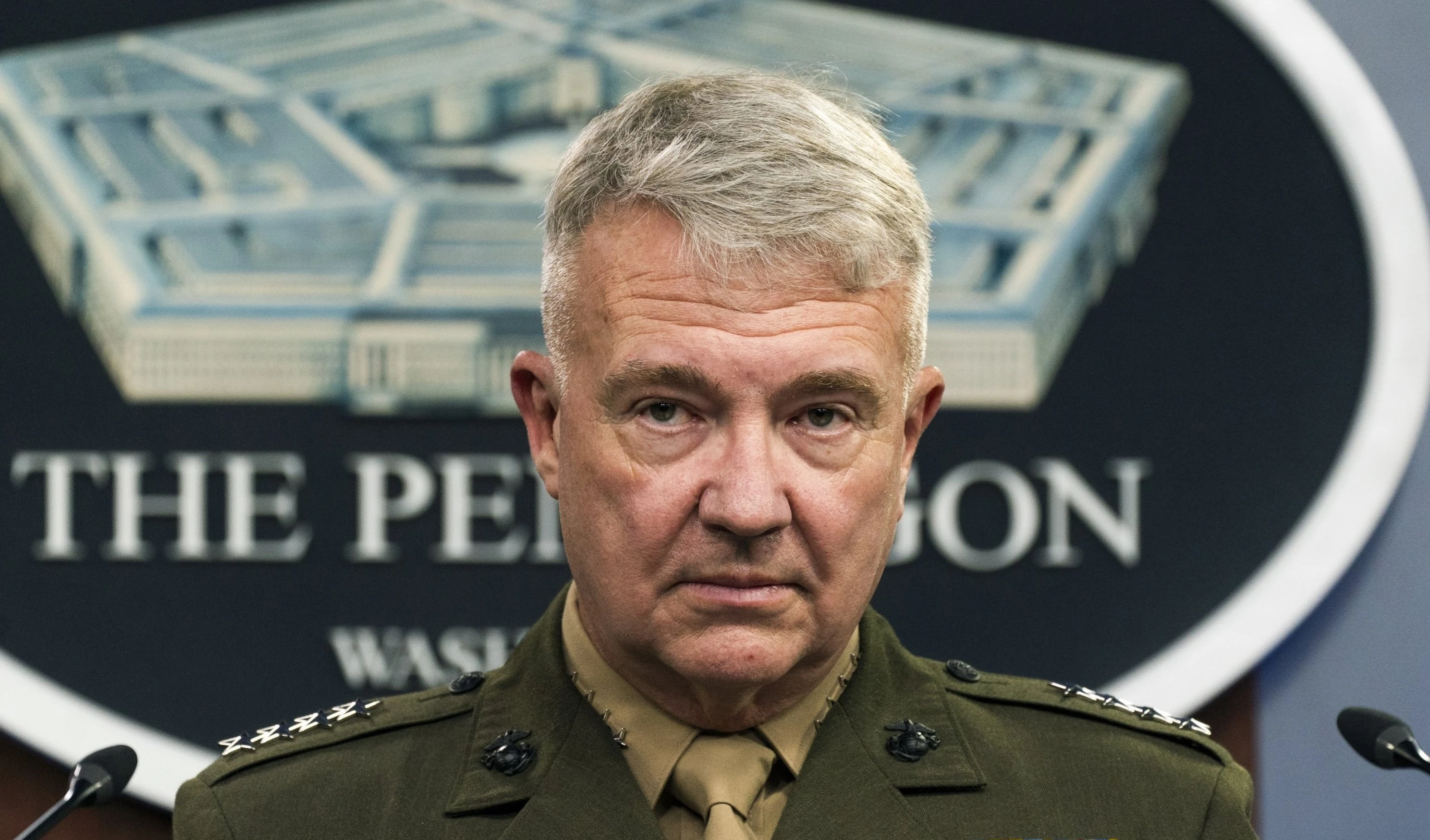 El comandante de las Fuerzas Centrales de Estados Unidos en Medio Oriente, Frank McKenzie.