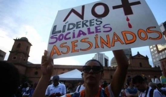 Colombia: 42 líderes sociales asesinados en lo que va de año