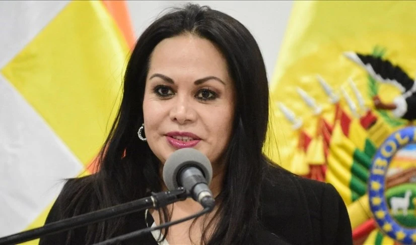 La exministra de Comunicación del Gobierno de facto boliviano de Jeanine Áñez (2019-2020), Roxana Lizárraga.