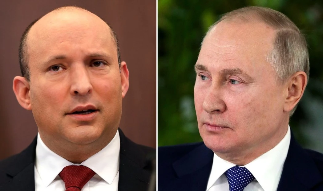 Putin discute con el primer ministro israelí la situación en Ucrania.