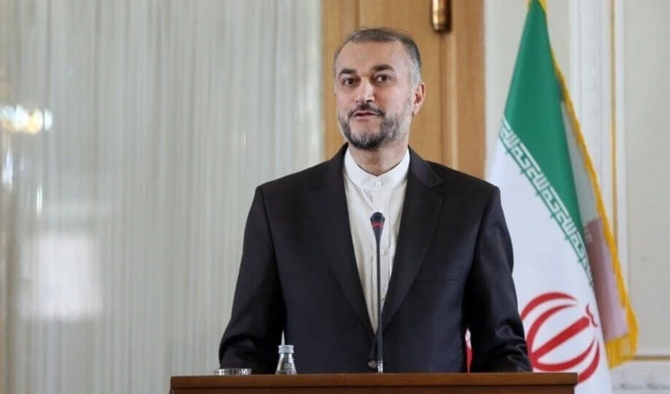 El canciller iraní, Hosein Amir Abdullahian.