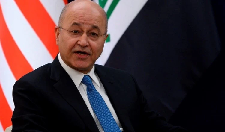 Barham Salih, presidente de Iraq.