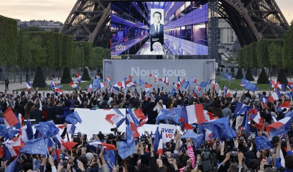 Gana Macron la presidencia de Francia por segunda ocasión Gana Macron la presidencia de Francia por segunda ocasión