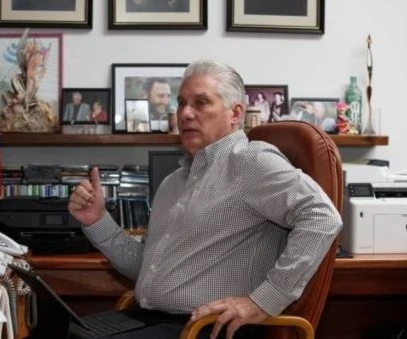 Miguel Díaz-Canel, presidente de Cuba.