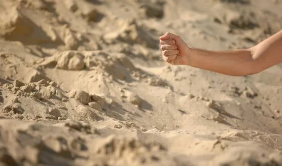 La arena también se agota