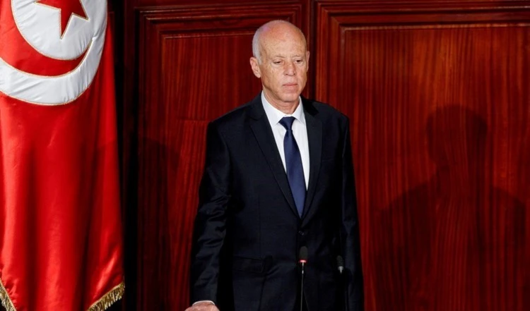 Kais Saied, presidente de Túnez.