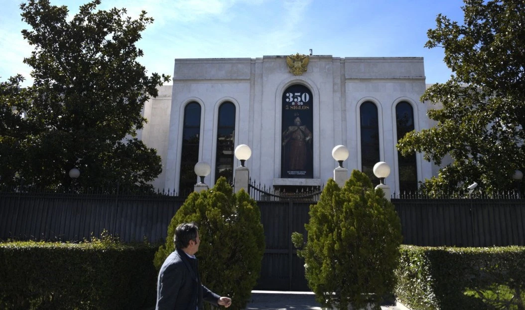 Edificio de la embajada rusa en España.