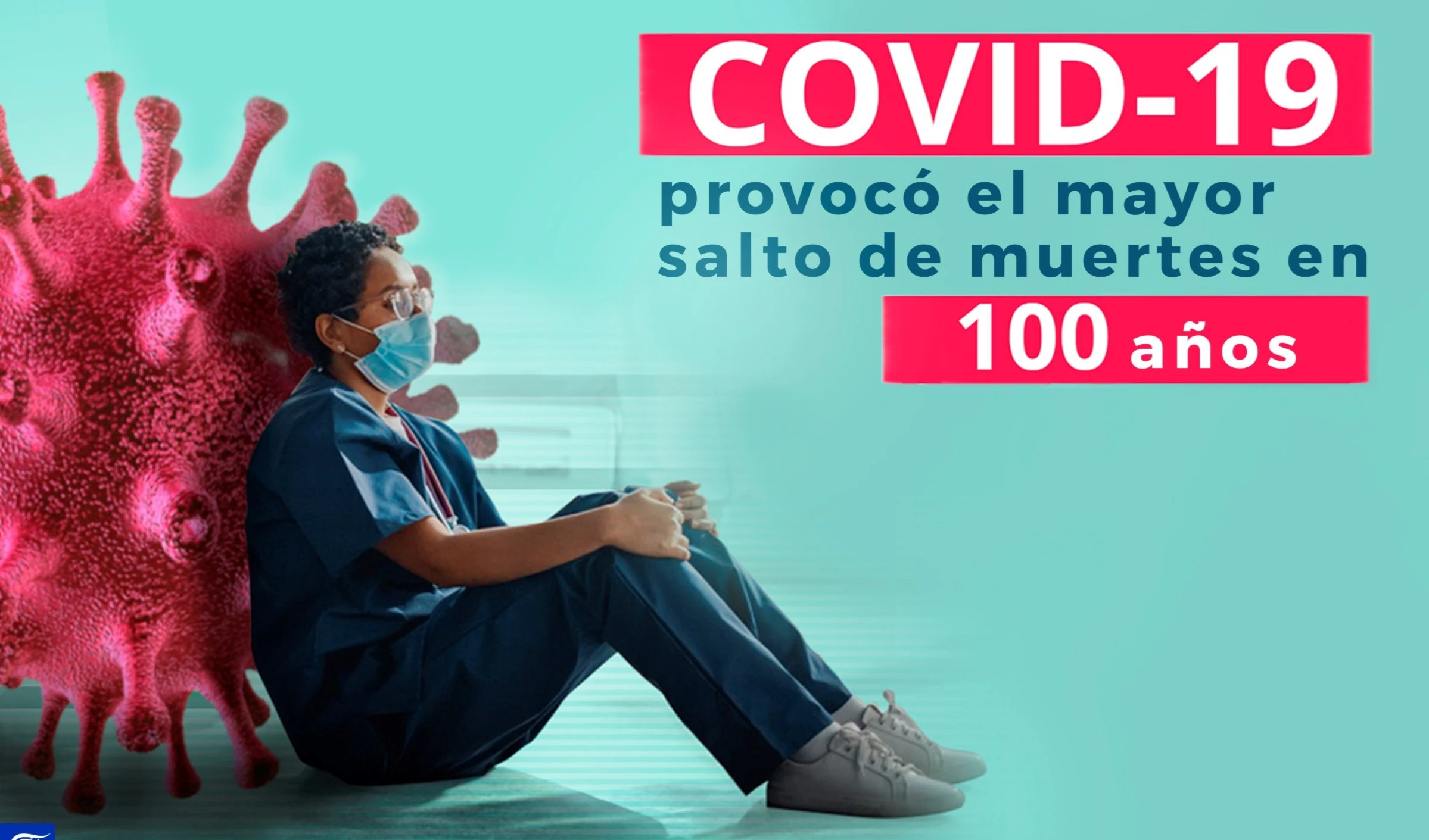 COVID-19 provocó el mayor salto de muertes en 100 años COVID-19 provocó el mayor salto de muertes en 100 años