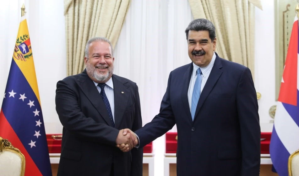 Presidente Nicolás Maduro recibe en Miraflores al Primer Ministro de Cuba