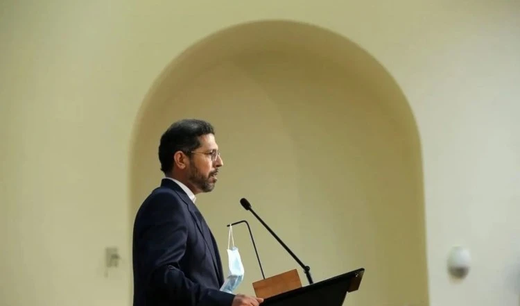 Saeed Khatibzadeh, vocero de la Cancillería iraní.