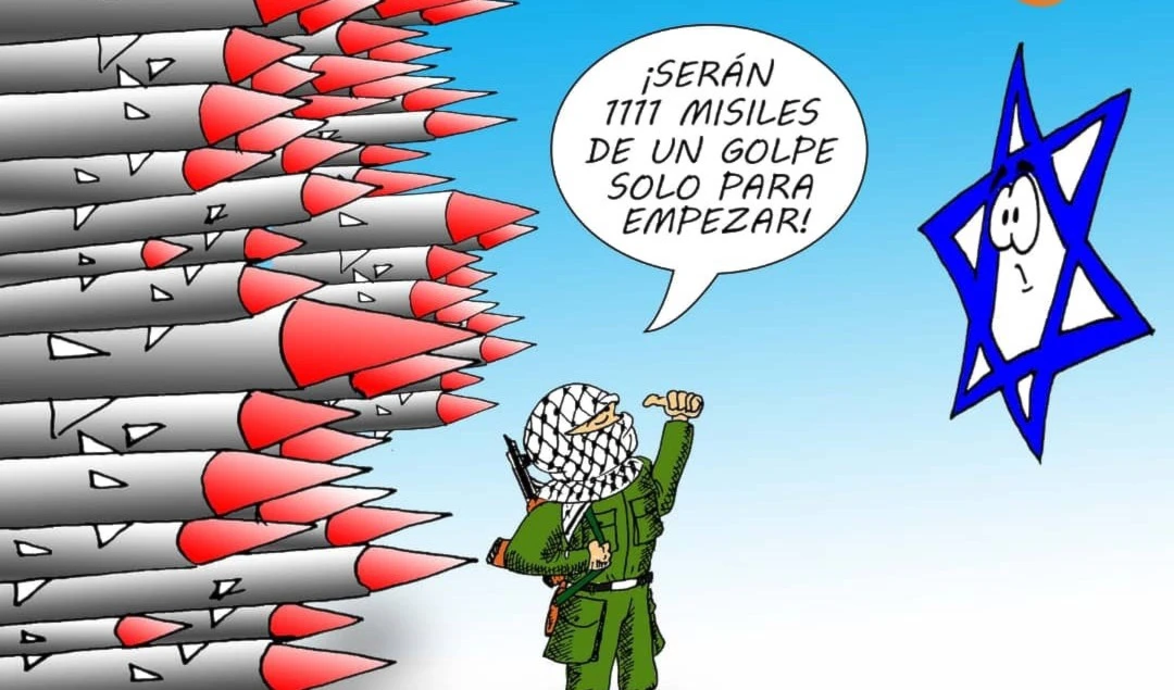 Listos 1111 misiles palestinos en homenaje al 11 de noviembre fecha de la partida física del líder histórico Yasser Arafat