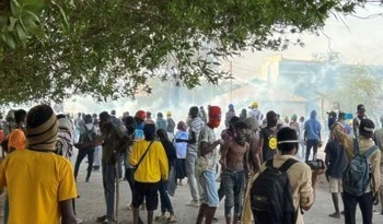 Protestas en la ciudad de Jartum, en Sudán