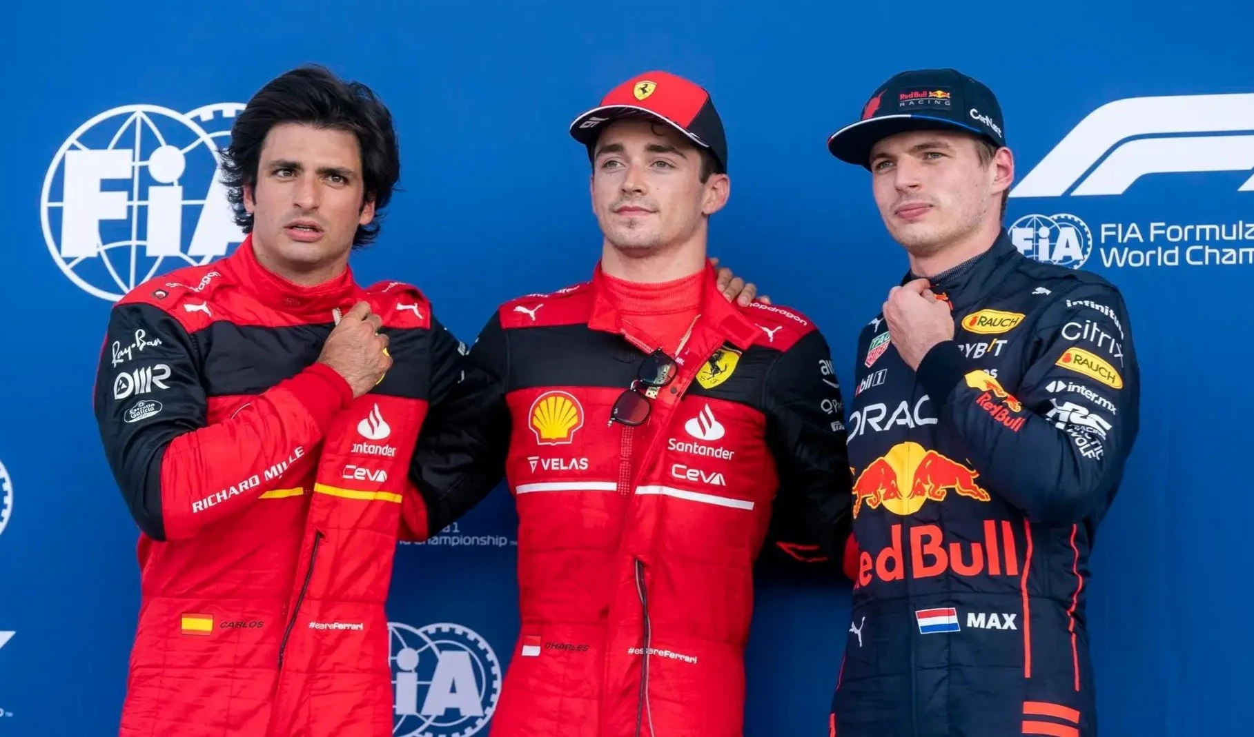 Leclerc y Carlos Sainz, 1-2 para descabalgar a Verstappen Leclerc y Carlos Sainz, 1-2 para descabalgar a Verstappen
