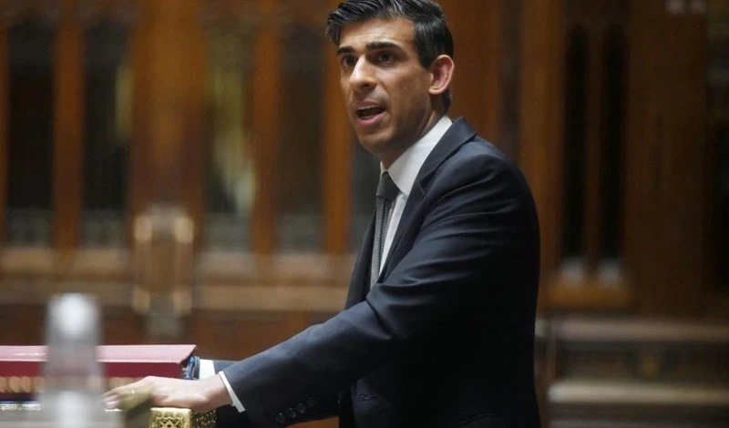 El canciller británico Rishi Sunak.